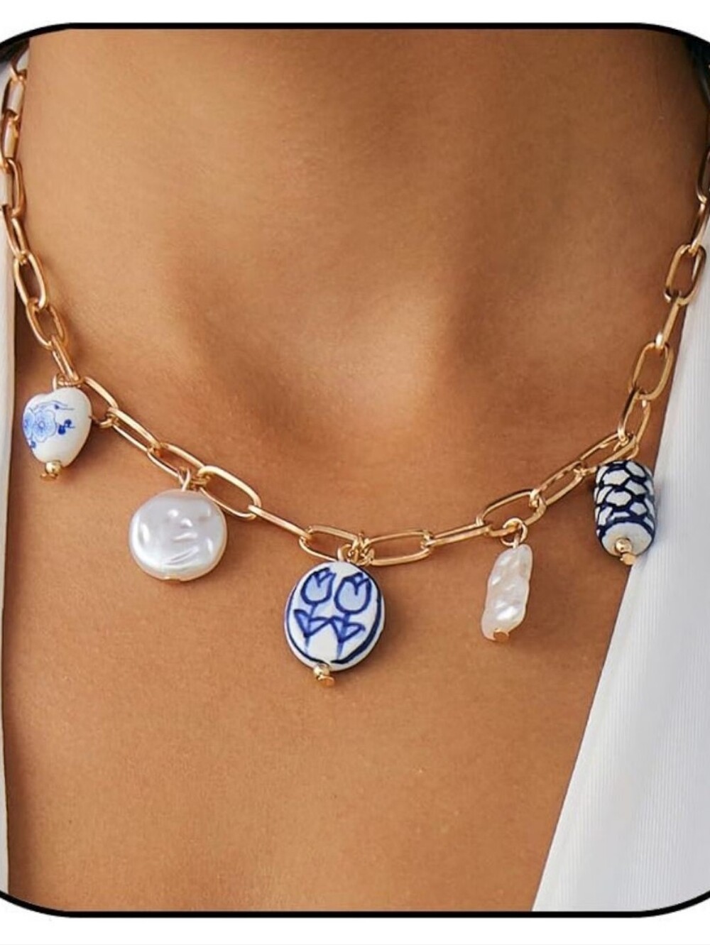 Trendy Summer Charm Necklace